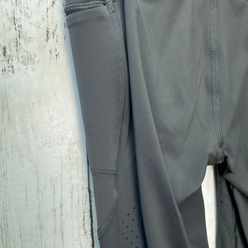 Lululemon Dark gray Perforated Leggings size 4